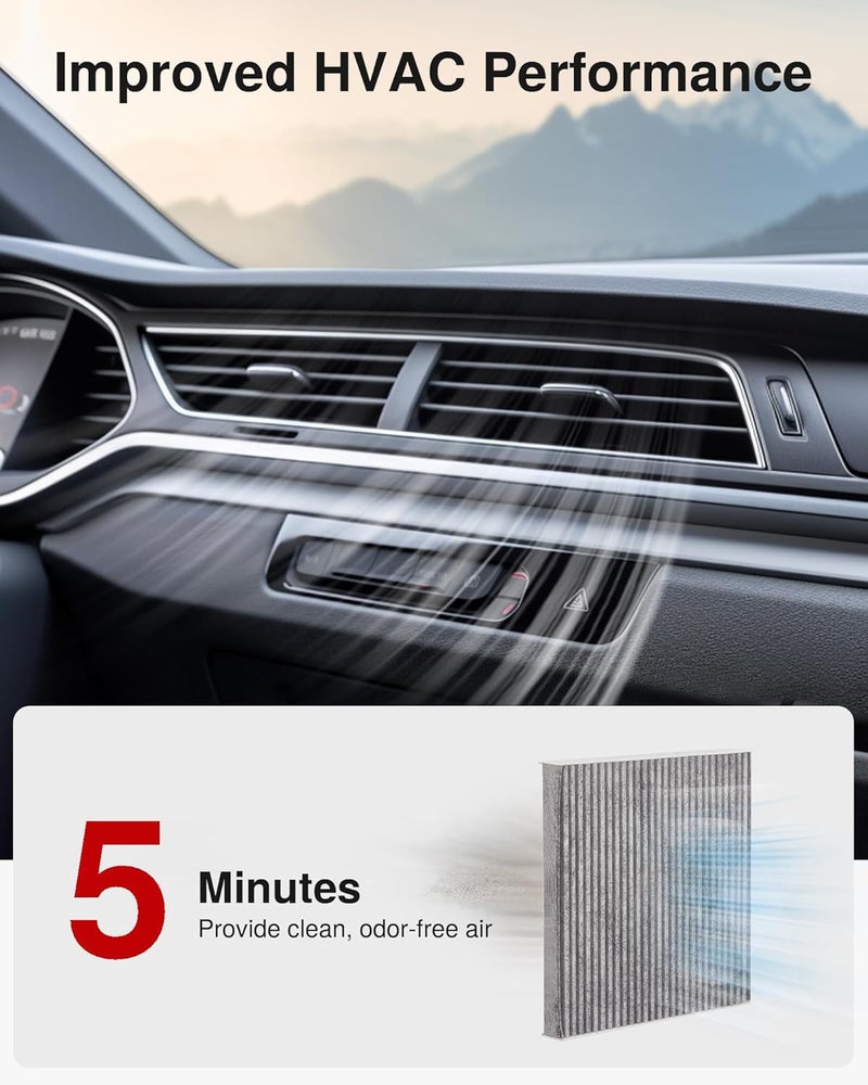 Puroma Cabin Air Filter with Activated Carbon - Image 4
