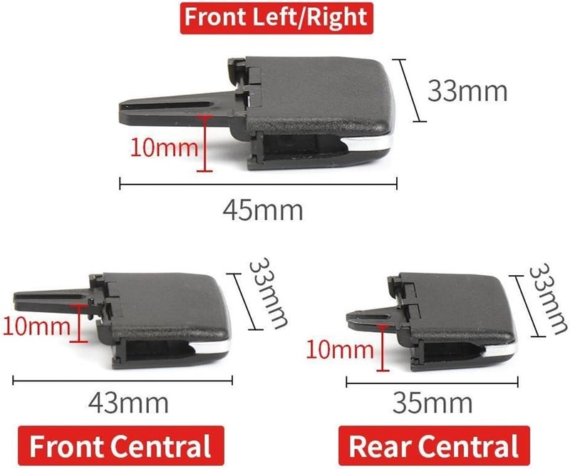Vuzmode A/C Air Vent Outlet Tab Clip Repair Kit - Image 3