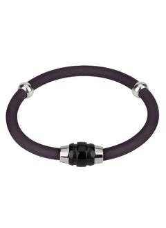 Black Ring - Dark Purple Silicone Men's 20.5CM