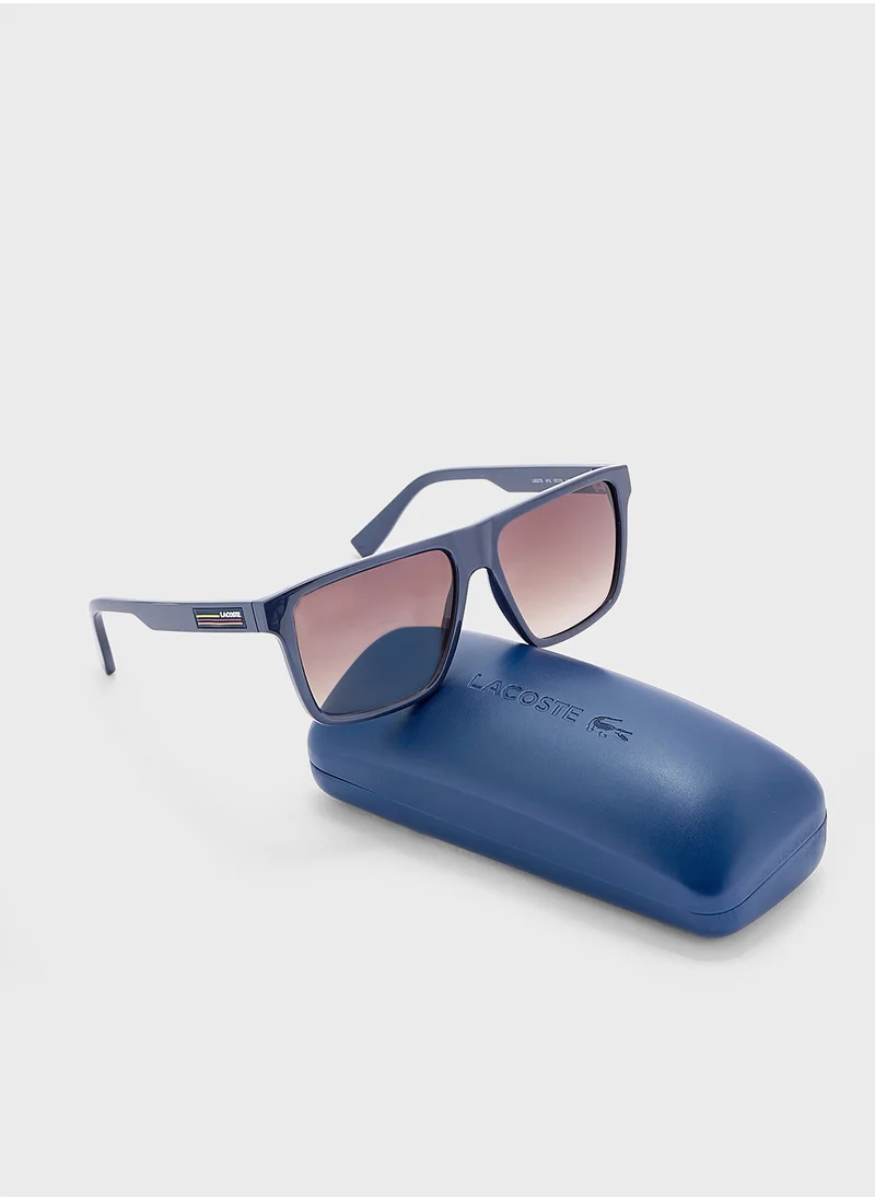 لاكوست Modified Rectangle Sunglasses L6027S