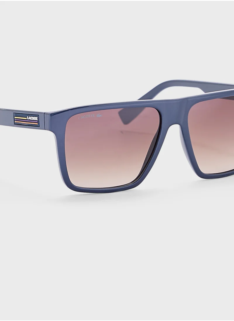 لاكوست Modified Rectangle Sunglasses L6027S
