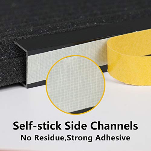 LBG Products Window Air Conditioner Foam Insulation Panels,AC Side Insulating Panel Kit,2 Pack,Black, 17in High x 9in Wide x 7/8in Thick - Image 4