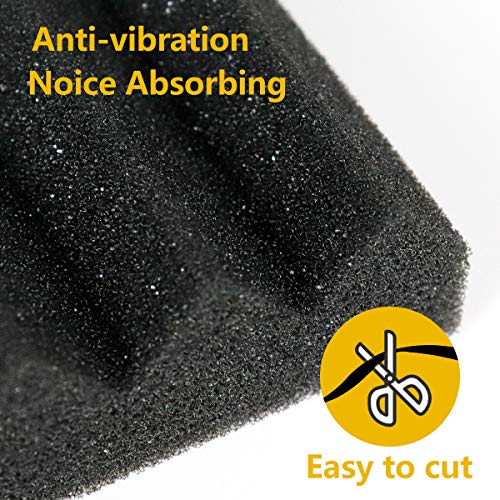 LBG Products Window Air Conditioner Foam Insulation Panels,AC Side Insulating Panel Kit,2 Pack,Black, 17in High x 9in Wide x 7/8in Thick - Image 3