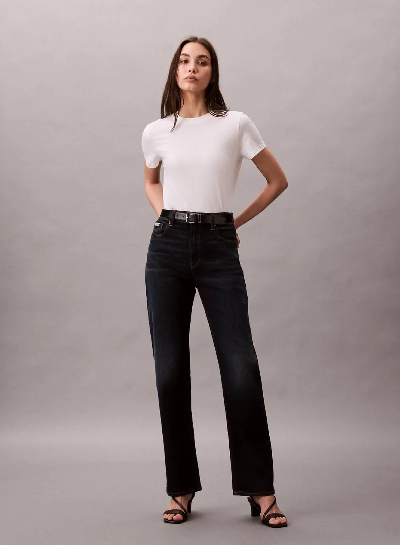 Calvin Klein Jeans OXBOW High Rise Straight Jeans for Women | Best Price UAE