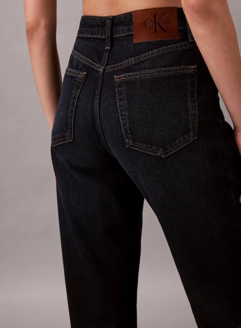 Calvin Klein Jeans High Rise Straight Jeans