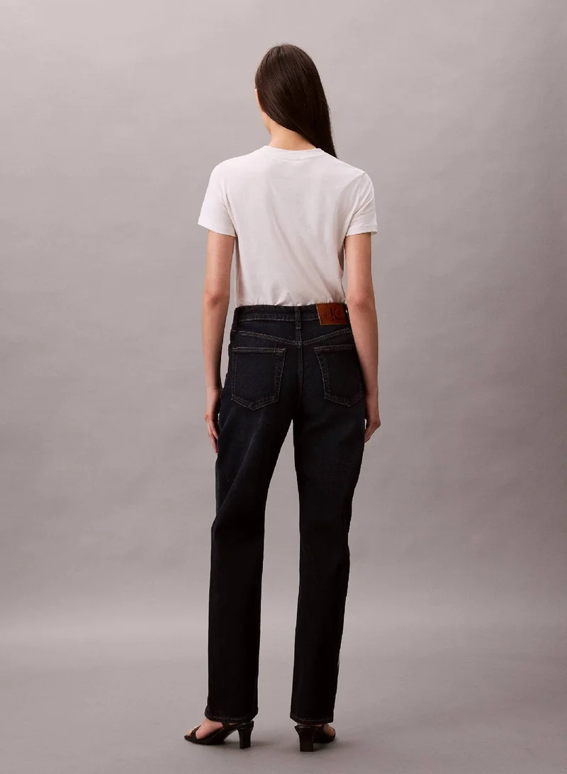 Calvin Klein Jeans OXBOW High Rise Straight Jeans for Women | Best Price UAE