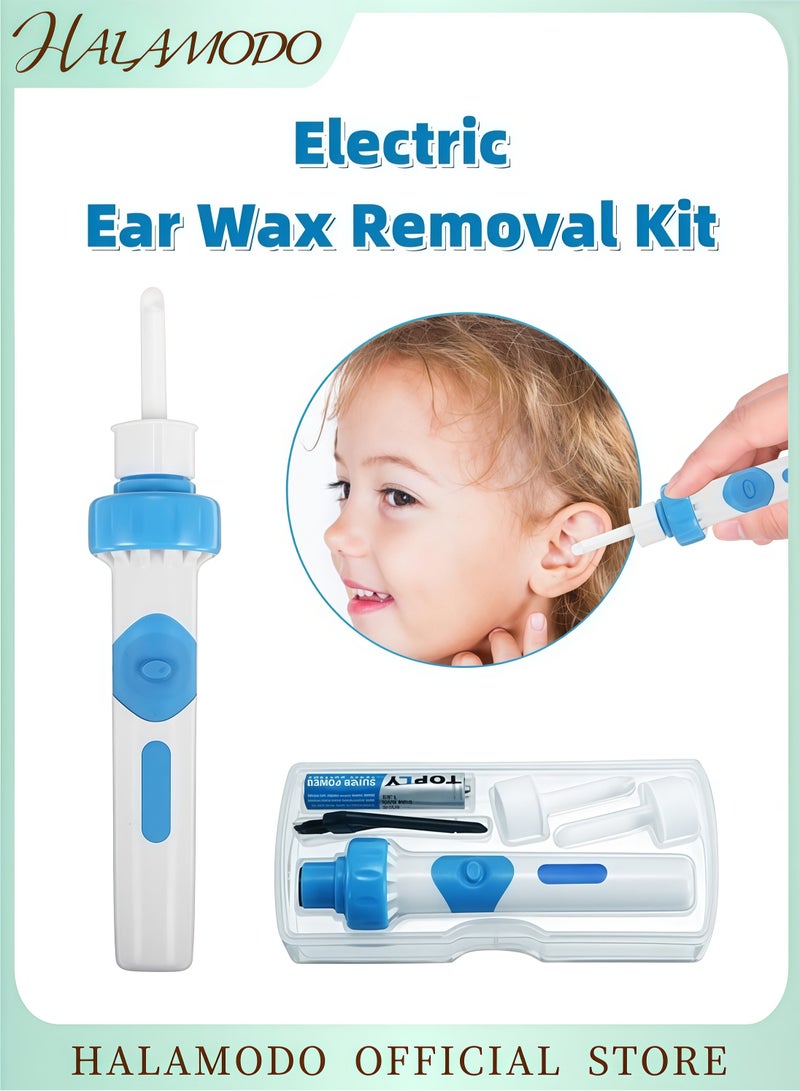 Halamodo Electric Earwax Cleaning Vacuum Cleaner Portable Automatic Suction Design Safe and Comfortable Ear Wax Removal Tool for Adults and Children Easy to Clean - Image 1