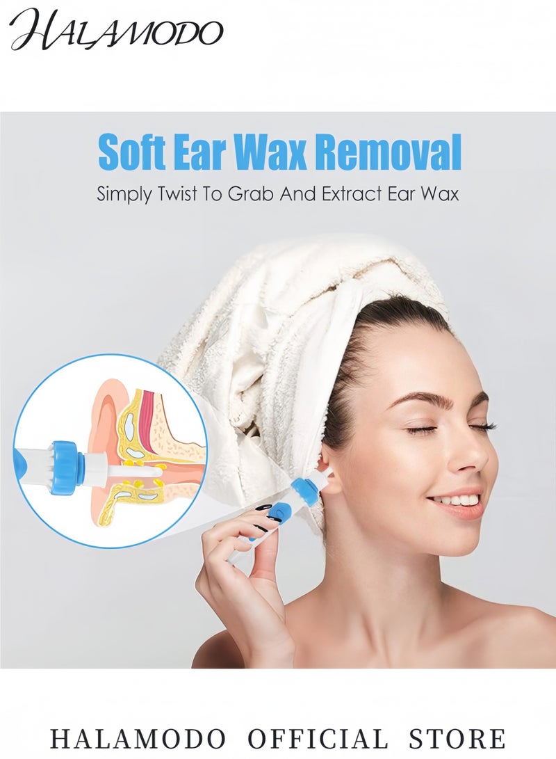 Halamodo Electric Earwax Cleaning Vacuum Cleaner Portable Automatic Suction Design Safe and Comfortable Ear Wax Removal Tool for Adults and Children Easy to Clean - Image 3