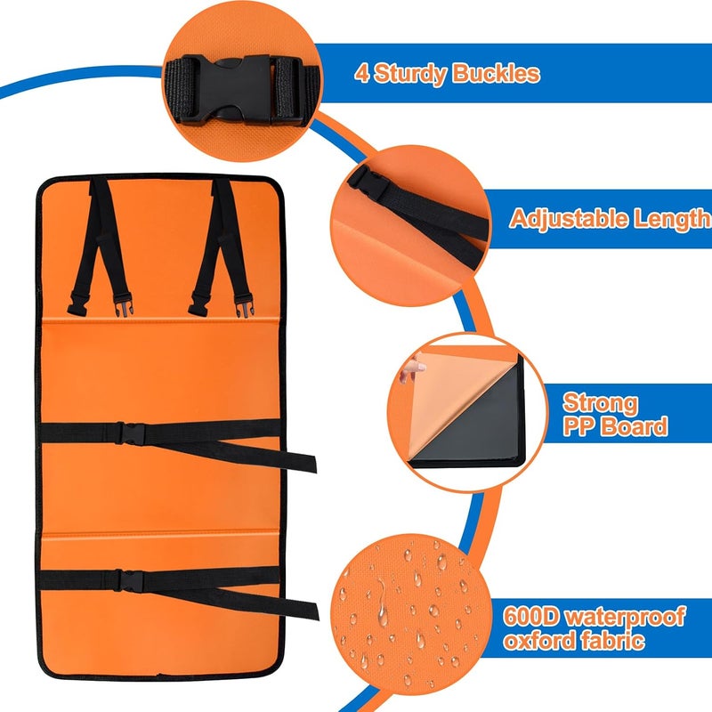 Feoang Pool Ladder Safety Guard with PP Board, 15 X 31.1in Bunk Bed Ladder Cover Above Ground Pool Protector Cover Child Safety Ladder Cover for Prevent Kids from Climbing,Falling,Drowning - Image 3