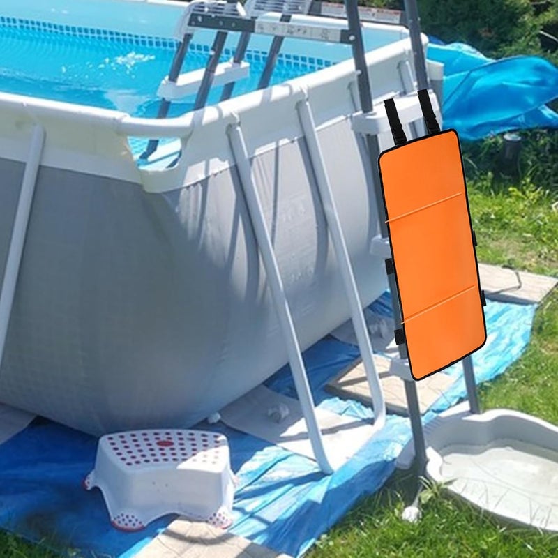 Feoang Pool Ladder Safety Guard with PP Board, 15 X 31.1in Bunk Bed Ladder Cover Above Ground Pool Protector Cover Child Safety Ladder Cover for Prevent Kids from Climbing,Falling,Drowning - Image 5