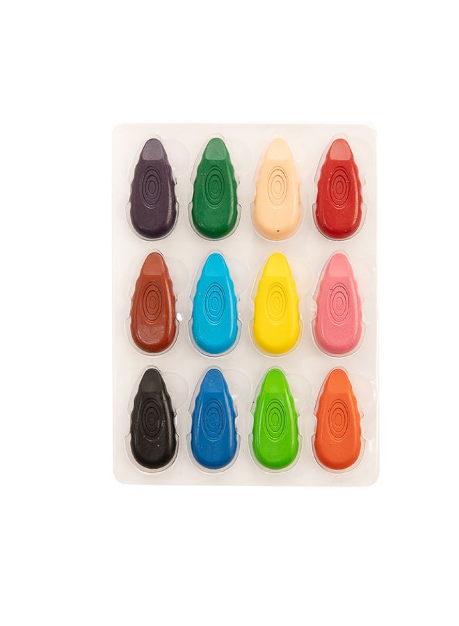 Donia Small Crayons, 12 Colors, Non-Toxic, Bulk Pack of 12 Boxes, Small Size for Kids and Students—Donia - Image 3