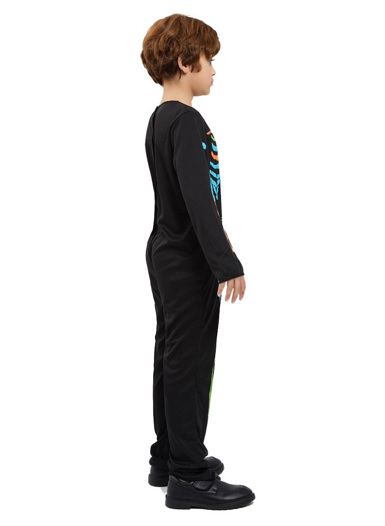 إسكدنيا بدلة قفزات هيكل عظمي ملونة لل - Image 5