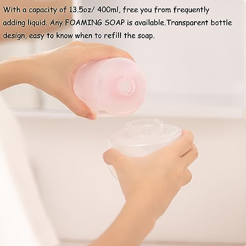 AMYESE Automatic Soap Dispenser for Kids- Cute Elephant Touchless Foaming Hand Soap Dispenser, Waterproof & USB Rechargeable, 13.5oz/ 400ml for Bathroom Countertop, Kitchen, Preschool Children - Image 5