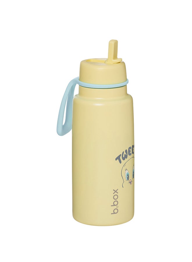 b.box Looney Tunes 1L Insulated Flip Top Drink & Water Bottle, Triple Layer Insulating Stainless Steel, Keeps Drinks Cold up to 46hrs, 1L/33.8 - Image 3