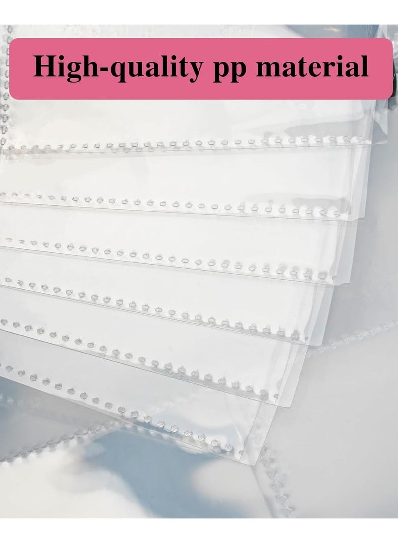 ح واحة مجلد بطاقات الصور مع 30 صفحة داخلية، حامل بطاقات الصور 3 بوصات، واقيات الصور ذات 7 حلقات، يتسع لـ 120 صورة - Image 5