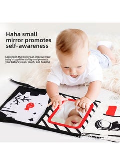 Generic Enlightenment Baby Table Calendar Cloth Book Stereo Hah Mirror With Ring Paper Early Education Tear-free Toys-Color:Pink Unicorn Desk Calendar Book  - Image 4