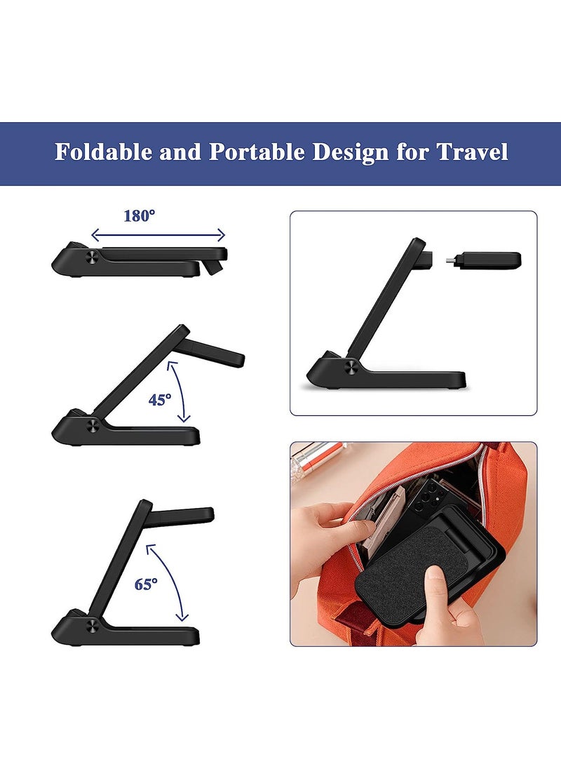 Samsung Wireless Charging Station, Foldable 3 in 1 Super Fast Charger Stand, Multiple Devices Charger for Samsung Galaxy S22/S22/S21/S20/S10, Watch 5/4/3, Galaxy Buds/Pro