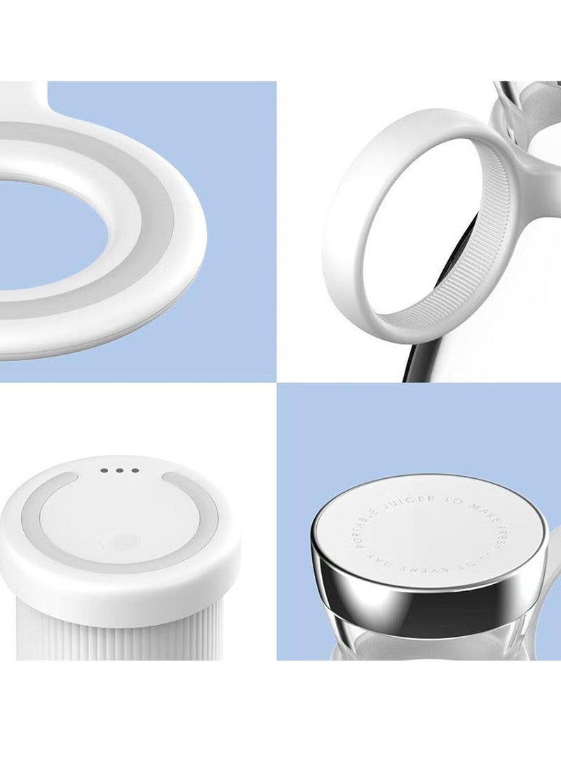 ELTRAZONE 500ml Portable Mini Blender – USB Charging, Magnetic Suction, Compact Juice Cup for Smoothies, Shakes, and On-the-Go Blending – Travel-Friendly, Easy to Clean - Image 3