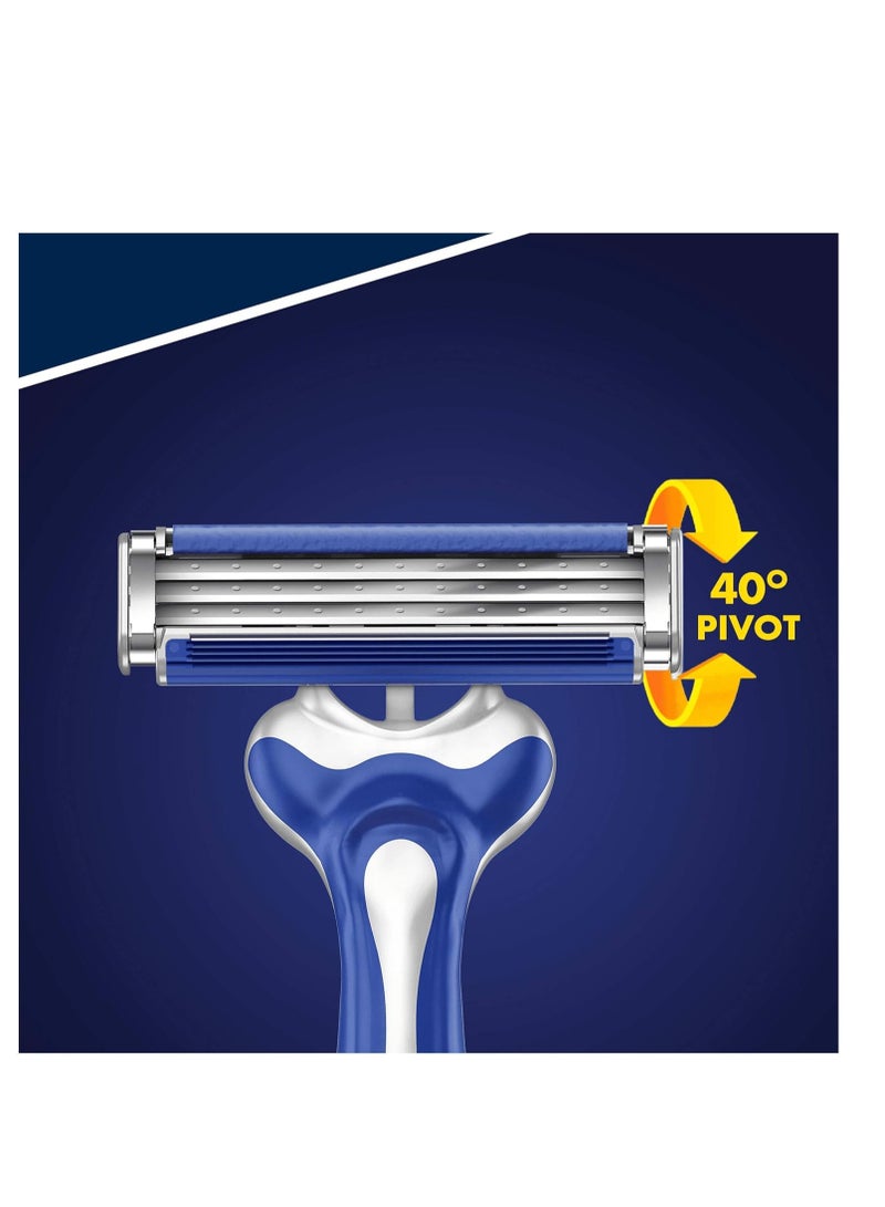 Gillette Gillette Sensor3 Comfort Disposable Razors for Men, 4+2, Pack of 6 - Image 5