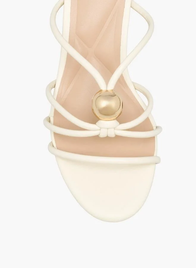 Celeste CREAM Women Kitten Heel Sandals for Women | Best Price UAE