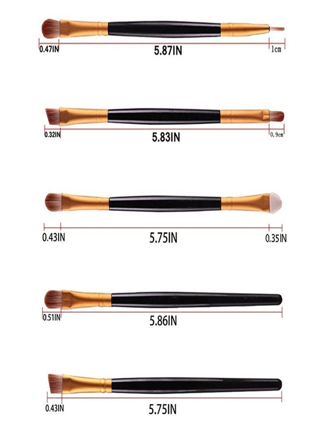 THR3E STROKES 20Pcs Makeup Brushes Set Eyeshadow Foundation Powder Eyeliner Eyelash Lip Make Up Brush Cosmetic Beauty Tool Kit Hot(BLACK) - Image 3