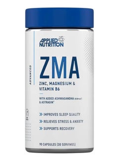 Applied Nutrition Applied Nutrition ZMA ZINC, MAGNESIUM & VITAMIN B6, 30S, 90 Caps  - Image 1