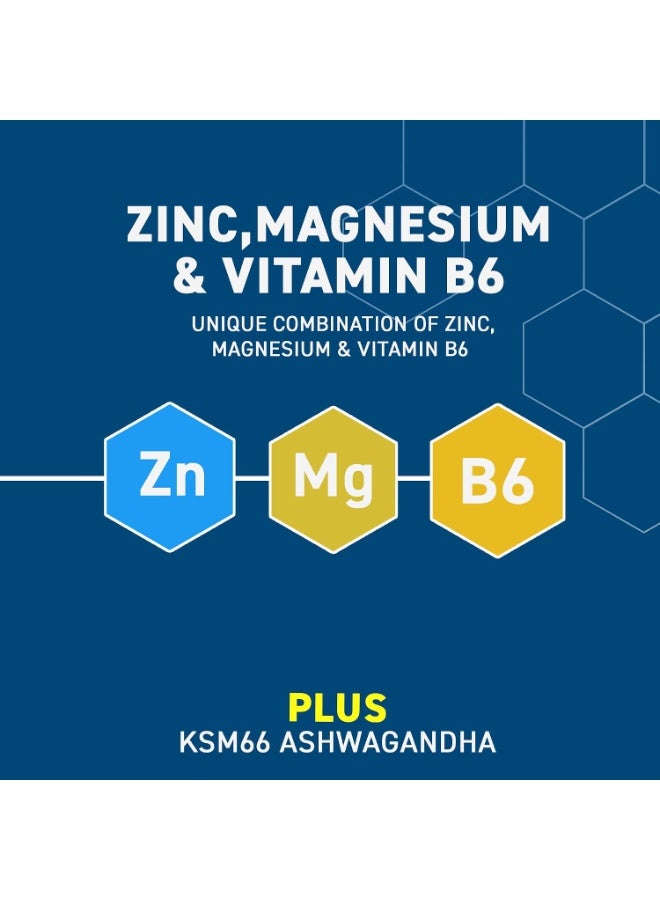 أبلايد نيوتريشن ZMA (زنك، مغنيسيوم وفيتامين B6)، عبوة تكفي 30 يوماً، 90 كبسولة. - Image 4