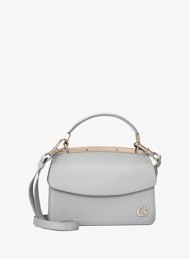 Carmen Steffens  Sky Blue Double-Sided Leather Bag for Women | Best Price UAE