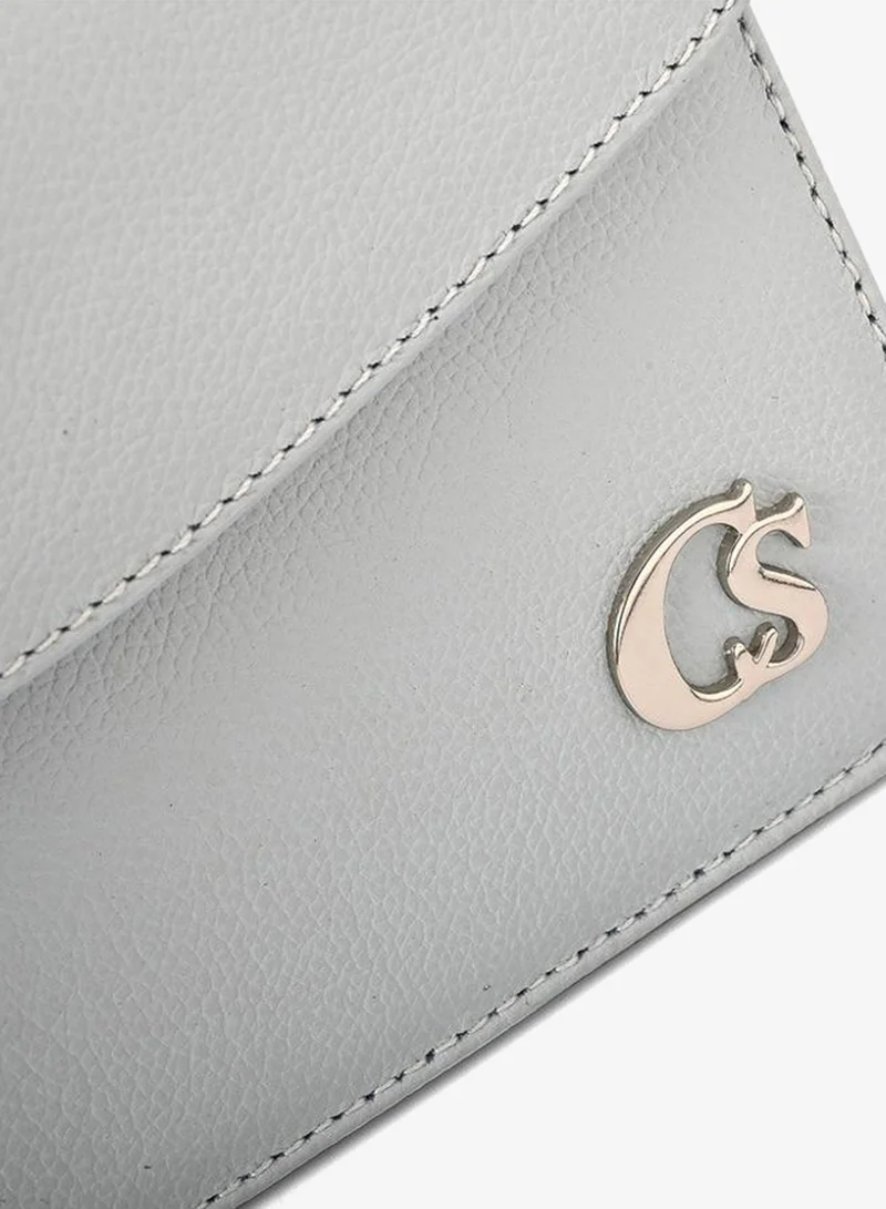 Carmen Steffens  Sky Blue Double-Sided Leather Bag for Women | Best Price UAE