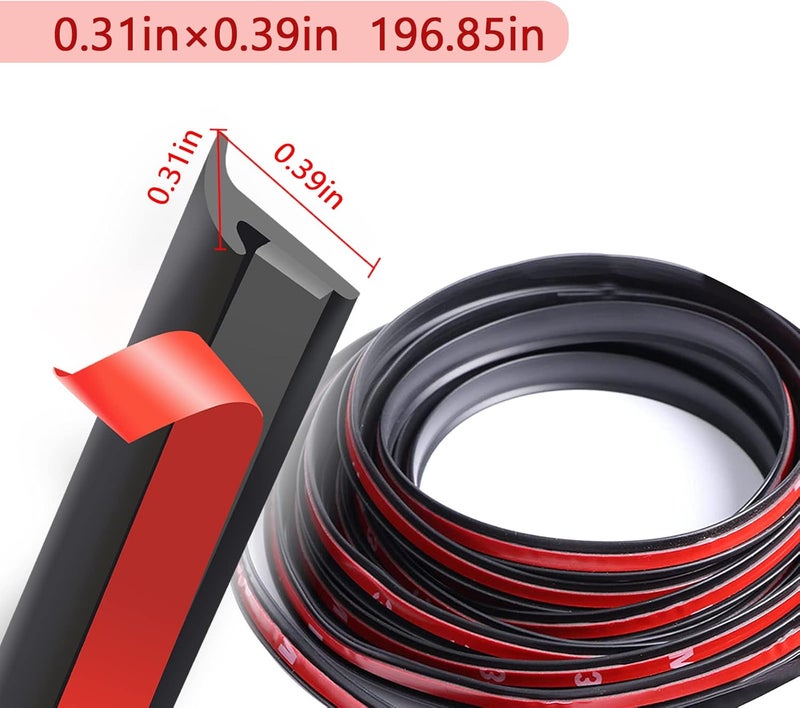 Yonput 5M Auto T Shape Sound Proofing Sealing Strip - Image 2