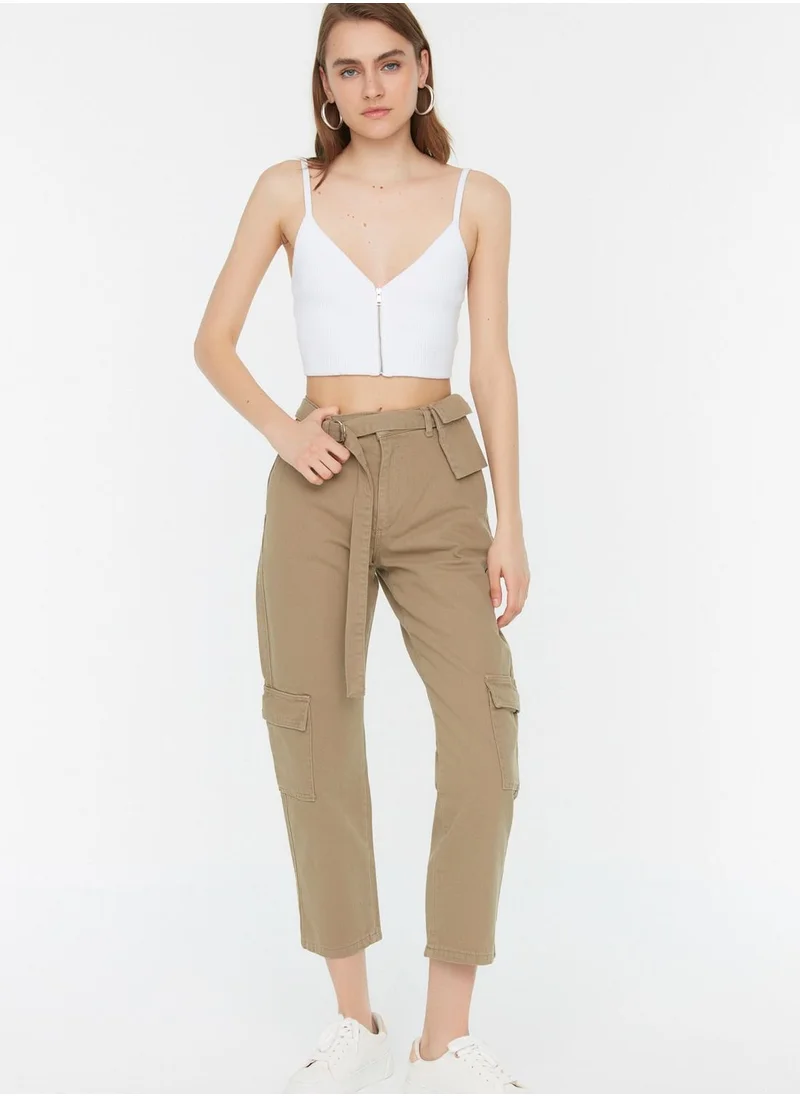 trendyol High Waist Straight Jeans