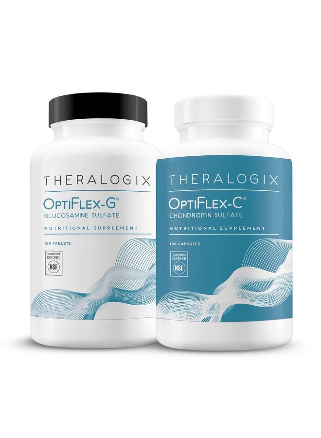 Theralogix OptiFlex Complete - 90-Day Supply - Glucosamine & Chondroitin Supplement - Support Healthy Joint Function - Joint Supplements for Women & Men - NSF Certified - 180 Caps & 180 Tabs - Image 1
