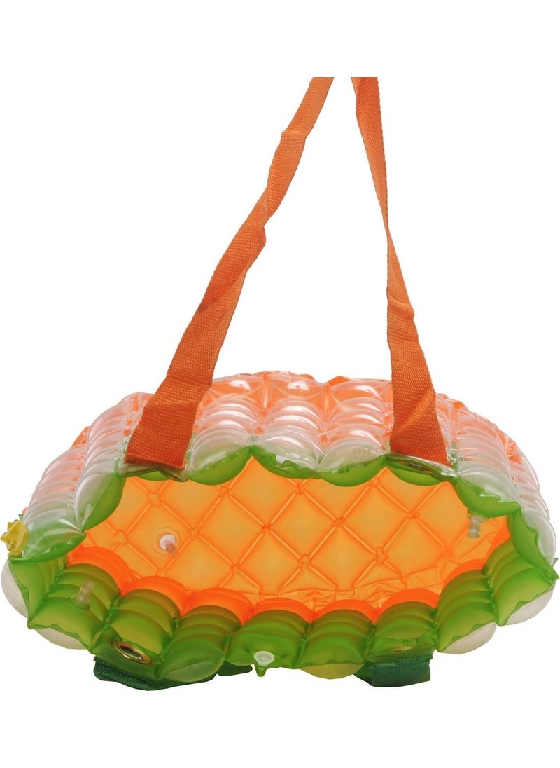 Louisiana Polo Women's Beach Bag Orange Green Inflatable Shoulder Bag BR03  - Image 3