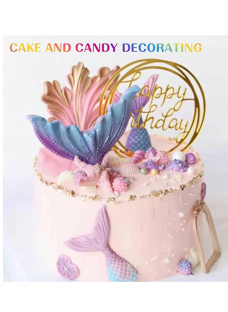 15G Baking Craft Glitter Metallic Powder Decoration for Cake Topper Accessories, DIY Crafting