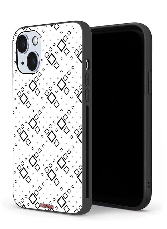 Tolwak Apple iPhone 14 Plus Protective Case Square Abstract Digital Art  - Image 1