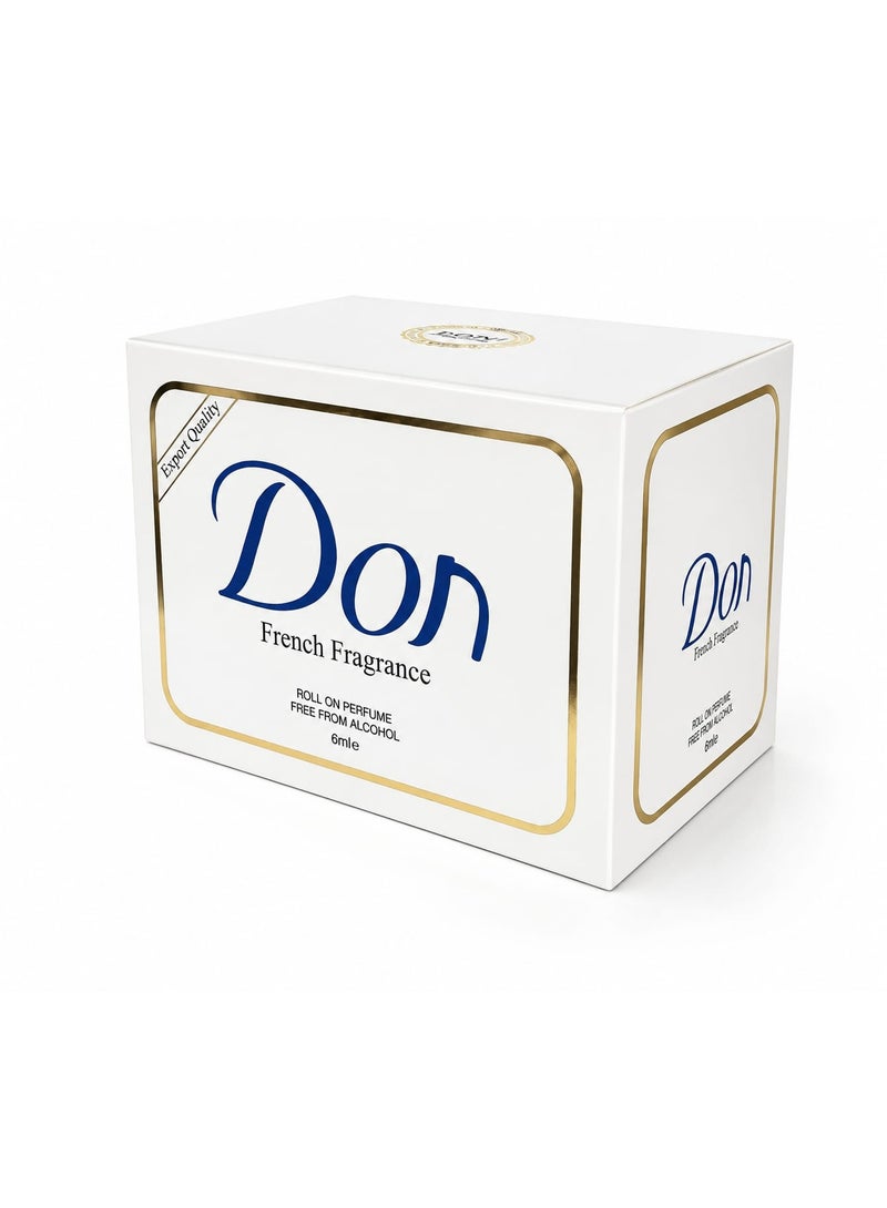 don French Fragrance Roll On Perfume 6ml (12Pcs) - Image 1