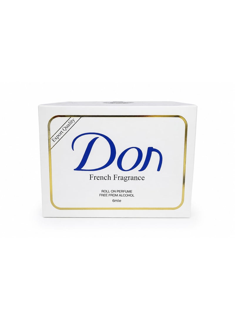 don French Fragrance Roll On Perfume 6ml (12Pcs) - Image 2