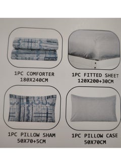 Generic Golden comforter set consisting of 4 pieces S12  - Image 3