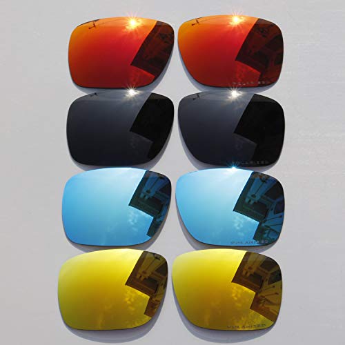 ACOMPATIBLE 4 Pair Replacement Lenses for Oakley Holbrook Sunglasses With Polarized Pack P3-1 - Image 2