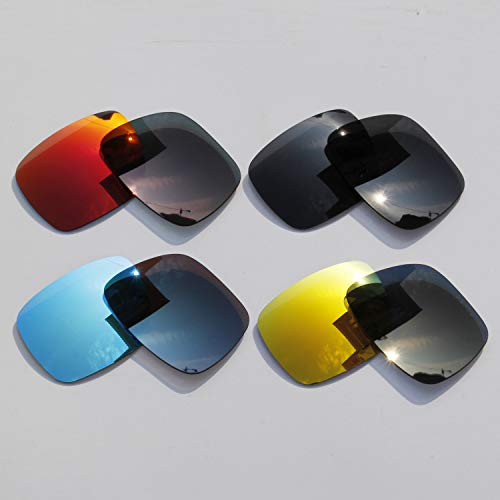 ACOMPATIBLE 4 Pair Replacement Lenses for Oakley Holbrook Sunglasses With Polarized Pack P3-1 - Image 3