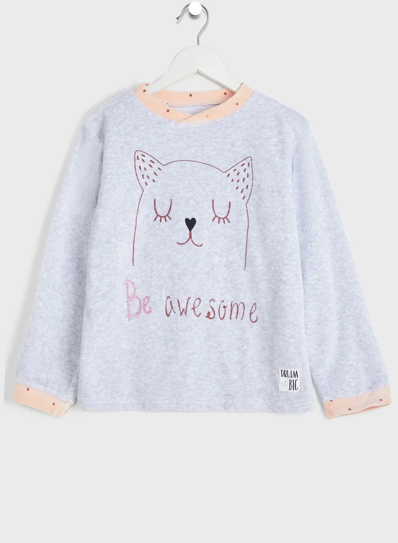 Babybol Kids Printed Pyjama Set