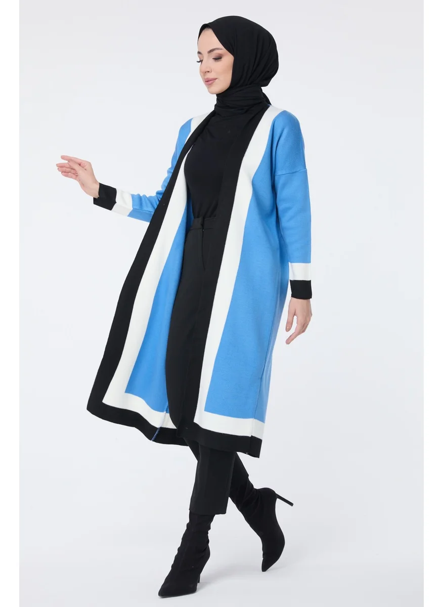 Tofisa 23734-BLUE Knitwear Cardigan