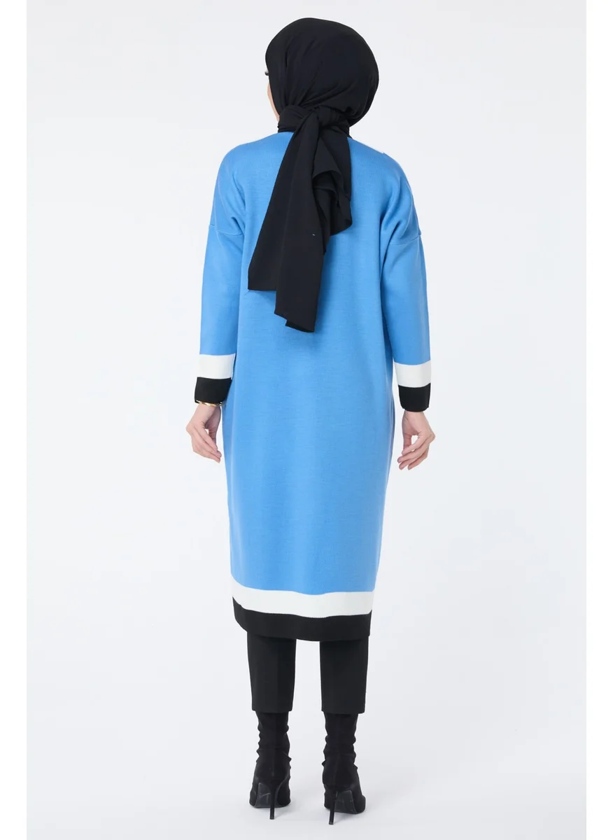 Tofisa 23734-BLUE Knitwear Cardigan