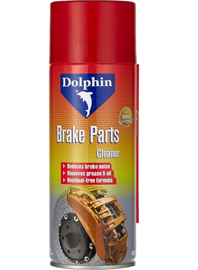 Dolphin Heavy Duty Brake Parts Cleaner Spray 450ml Clear