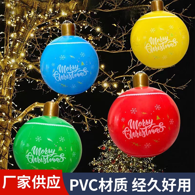 New Inflatable Christmas Ball Christmas Decorations Outdoor Festival Venue Layout Luminous Ball - Image 2
