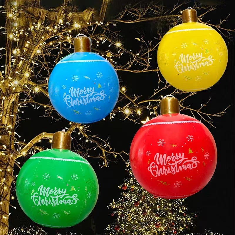 New Inflatable Christmas Ball Christmas Decorations Outdoor Festival Venue Layout Luminous Ball - Image 5