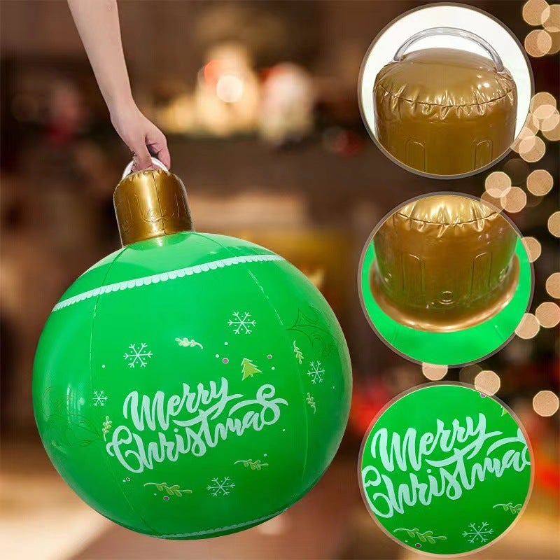 New Inflatable Christmas Ball Christmas Decorations Outdoor Festival Venue Layout Luminous Ball - Image 3