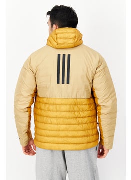 Men Sportswear Fit Outdoor Puffer Jacket, Mustard - pzsku/Z2B52C349ED790DCB0F53Z/45/_/1724351163/a7dd88b2-cd5b-44da-b055-1e7e659bf7fa