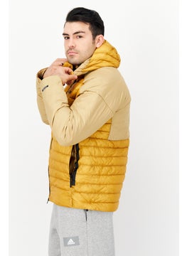 Men Sportswear Fit Outdoor Puffer Jacket, Mustard - pzsku/Z2B52C349ED790DCB0F53Z/45/_/1733755949/5edebdfc-0aae-4cdb-9626-73e436afe72c