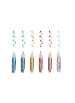Camlin Camlin Camel Kokuyo Sparkle Color - 5Ml Each, 6 Shades, Assorted  - Image 2